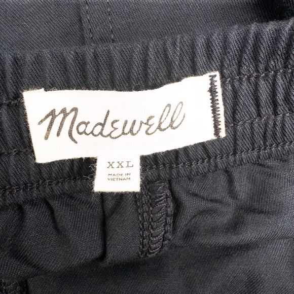 Madewell Side Tie Black Shorts Women's XXL Pull On Elastic Waist - Picture 5 of 6